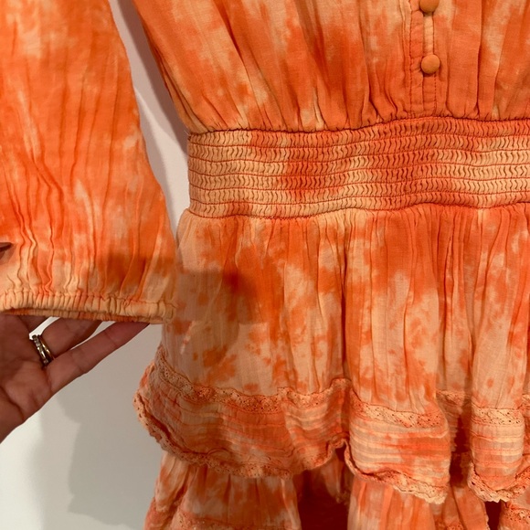 Aerie Smocked Tie Dye Mini Dress - Picture 7 of 8